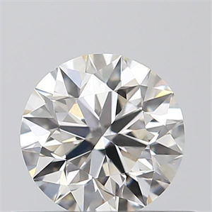 Picture of 0.40 Carats, Round with Excellent Cut, H Color, VVS1 Clarity and Certified by GIA