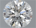 0.40 Carats, Round with Excellent Cut, D Color, VVS2 Clarity and Certified by GIA