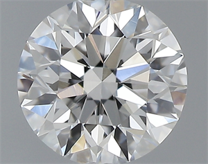 Picture of 0.40 Carats, Round with Excellent Cut, D Color, VVS2 Clarity and Certified by GIA