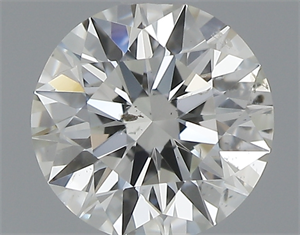 Picture of 0.50 Carats, Round with Excellent Cut, J Color, SI2 Clarity and Certified by GIA