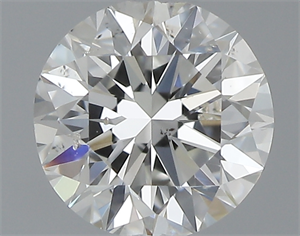 Picture of 0.50 Carats, Round with Very Good Cut, I Color, SI2 Clarity and Certified by GIA