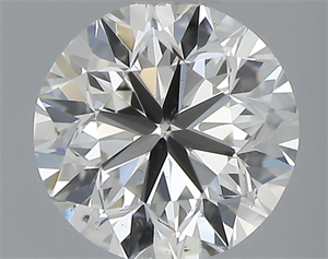 Picture of 0.50 Carats, Round with Very Good Cut, I Color, SI1 Clarity and Certified by GIA