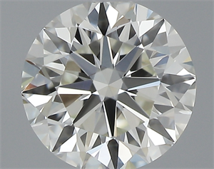 Picture of 0.50 Carats, Round with Very Good Cut, K Color, VVS2 Clarity and Certified by GIA