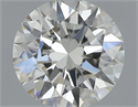 0.40 Carats, Round with Excellent Cut, K Color, VVS1 Clarity and Certified by GIA