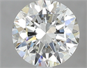 2.00 Carats, Round with Very Good Cut, I Color, IF Clarity and Certified by GIA