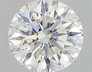 Picture of 0.42 Carats, Round with Excellent Cut, I Color, SI1 Clarity and Certified by GIA