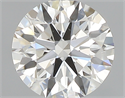 0.41 Carats, Round with Excellent Cut, I Color, SI1 Clarity and Certified by GIA