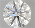 0.42 Carats, Round with Excellent Cut, I Color, SI1 Clarity and Certified by GIA