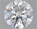 1.51 Carats, Round with Excellent Cut, D Color, VVS2 Clarity and Certified by GIA