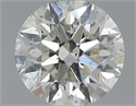 0.50 Carats, Round with Excellent Cut, K Color, SI1 Clarity and Certified by GIA