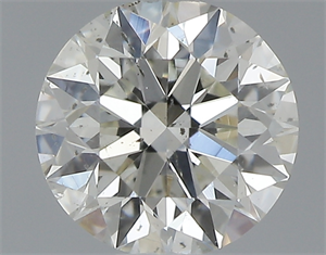 Picture of 0.50 Carats, Round with Excellent Cut, K Color, SI1 Clarity and Certified by GIA