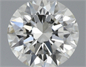 0.43 Carats, Round with Excellent Cut, J Color, VVS1 Clarity and Certified by GIA