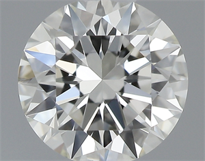 Picture of 0.43 Carats, Round with Excellent Cut, J Color, VVS1 Clarity and Certified by GIA