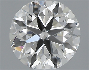 Picture of 0.40 Carats, Round with Very Good Cut, H Color, SI1 Clarity and Certified by GIA