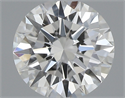 0.41 Carats, Round with Excellent Cut, G Color, VVS2 Clarity and Certified by GIA