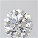 0.44 Carats, Round with Excellent Cut, E Color, VS2 Clarity and Certified by GIA