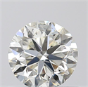 0.50 Carats, Round with Very Good Cut, K Color, SI2 Clarity and Certified by GIA