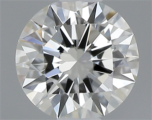 Picture of 0.40 Carats, Round with Excellent Cut, J Color, IF Clarity and Certified by GIA