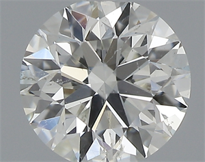 Picture of 0.42 Carats, Round with Excellent Cut, J Color, SI2 Clarity and Certified by GIA