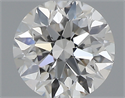 0.40 Carats, Round with Very Good Cut, H Color, VS2 Clarity and Certified by GIA