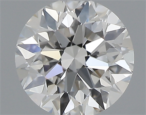 Picture of 0.40 Carats, Round with Very Good Cut, H Color, VS2 Clarity and Certified by GIA