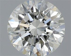 Picture of 0.52 Carats, Round with Excellent Cut, K Color, SI1 Clarity and Certified by GIA