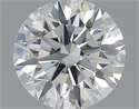 1.51 Carats, Round with Excellent Cut, F Color, VVS2 Clarity and Certified by GIA