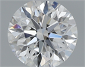 0.40 Carats, Round with Excellent Cut, D Color, VVS2 Clarity and Certified by GIA