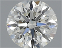 0.40 Carats, Round with Excellent Cut, J Color, VS2 Clarity and Certified by GIA