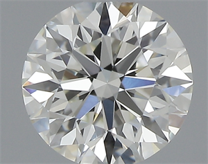 Picture of 0.40 Carats, Round with Excellent Cut, J Color, VS2 Clarity and Certified by GIA