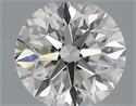 0.40 Carats, Round with Excellent Cut, H Color, VVS2 Clarity and Certified by GIA