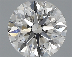 Picture of 0.40 Carats, Round with Excellent Cut, H Color, VVS2 Clarity and Certified by GIA