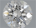 0.40 Carats, Round with Excellent Cut, H Color, SI2 Clarity and Certified by GIA