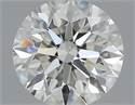 0.40 Carats, Round with Excellent Cut, J Color, VVS2 Clarity and Certified by GIA