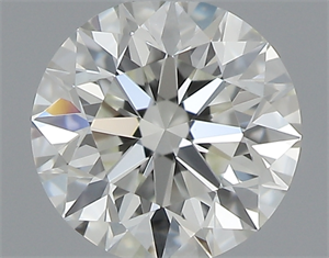 Picture of 0.40 Carats, Round with Excellent Cut, J Color, VVS2 Clarity and Certified by GIA