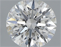 0.41 Carats, Round with Excellent Cut, F Color, SI1 Clarity and Certified by GIA