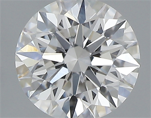 Picture of 0.41 Carats, Round with Excellent Cut, F Color, SI1 Clarity and Certified by GIA