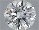 0.40 Carats, Round with Excellent Cut, D Color, SI1 Clarity and Certified by GIA