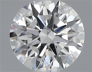 Picture of 0.40 Carats, Round with Excellent Cut, F Color, SI1 Clarity and Certified by GIA