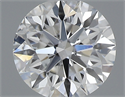 0.42 Carats, Round with Excellent Cut, E Color, SI2 Clarity and Certified by GIA