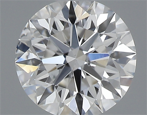 Picture of 0.42 Carats, Round with Excellent Cut, E Color, SI2 Clarity and Certified by GIA