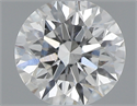 0.40 Carats, Round with Excellent Cut, F Color, SI1 Clarity and Certified by GIA