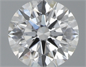 0.40 Carats, Round with Excellent Cut, F Color, SI1 Clarity and Certified by GIA