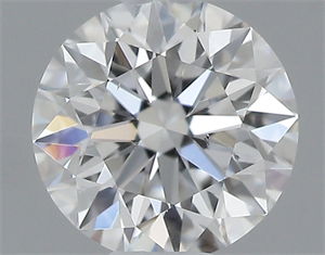 Picture of 0.41 Carats, Round with Excellent Cut, E Color, SI1 Clarity and Certified by GIA