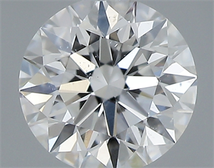 Picture of 0.41 Carats, Round with Excellent Cut, E Color, SI2 Clarity and Certified by GIA