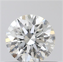 0.41 Carats, Round with Excellent Cut, G Color, SI1 Clarity and Certified by GIA