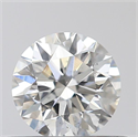 0.42 Carats, Round with Excellent Cut, G Color, SI1 Clarity and Certified by GIA