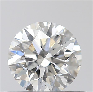 Picture of 0.42 Carats, Round with Excellent Cut, G Color, SI1 Clarity and Certified by GIA