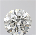 0.43 Carats, Round with Excellent Cut, I Color, VS2 Clarity and Certified by GIA