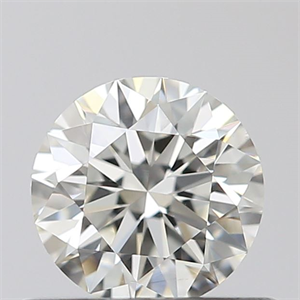 Picture of 0.43 Carats, Round with Excellent Cut, I Color, VS2 Clarity and Certified by GIA